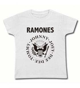 Grado Celsius Intercambiar Percibir Camiseta RAMONES WHITE | Ropa Bebés en Mis Diablillos