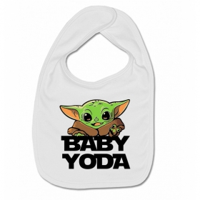 Babero Baby Yoda Ropa Bebes En Mis Diablillos