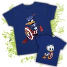 Camiseta DONALD CAPITAN AMERICA + Camiseta MINI DONALD